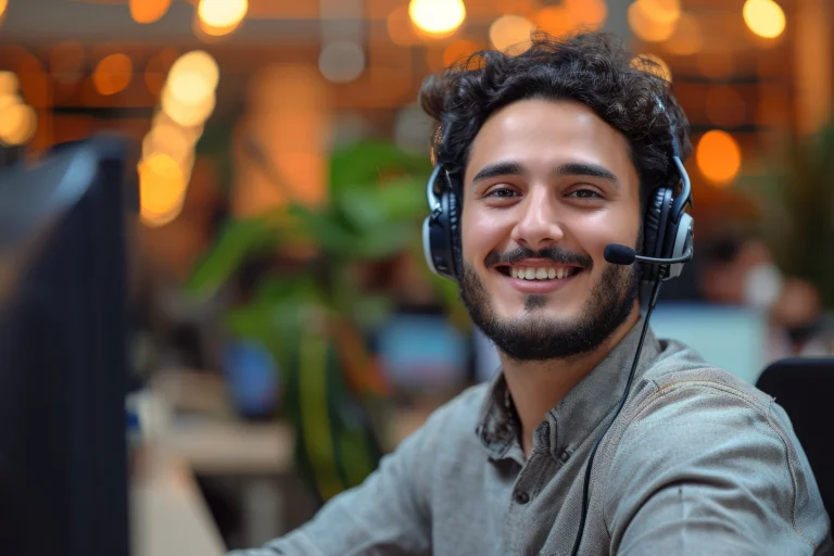 portrait-man-working-as-telemarketer